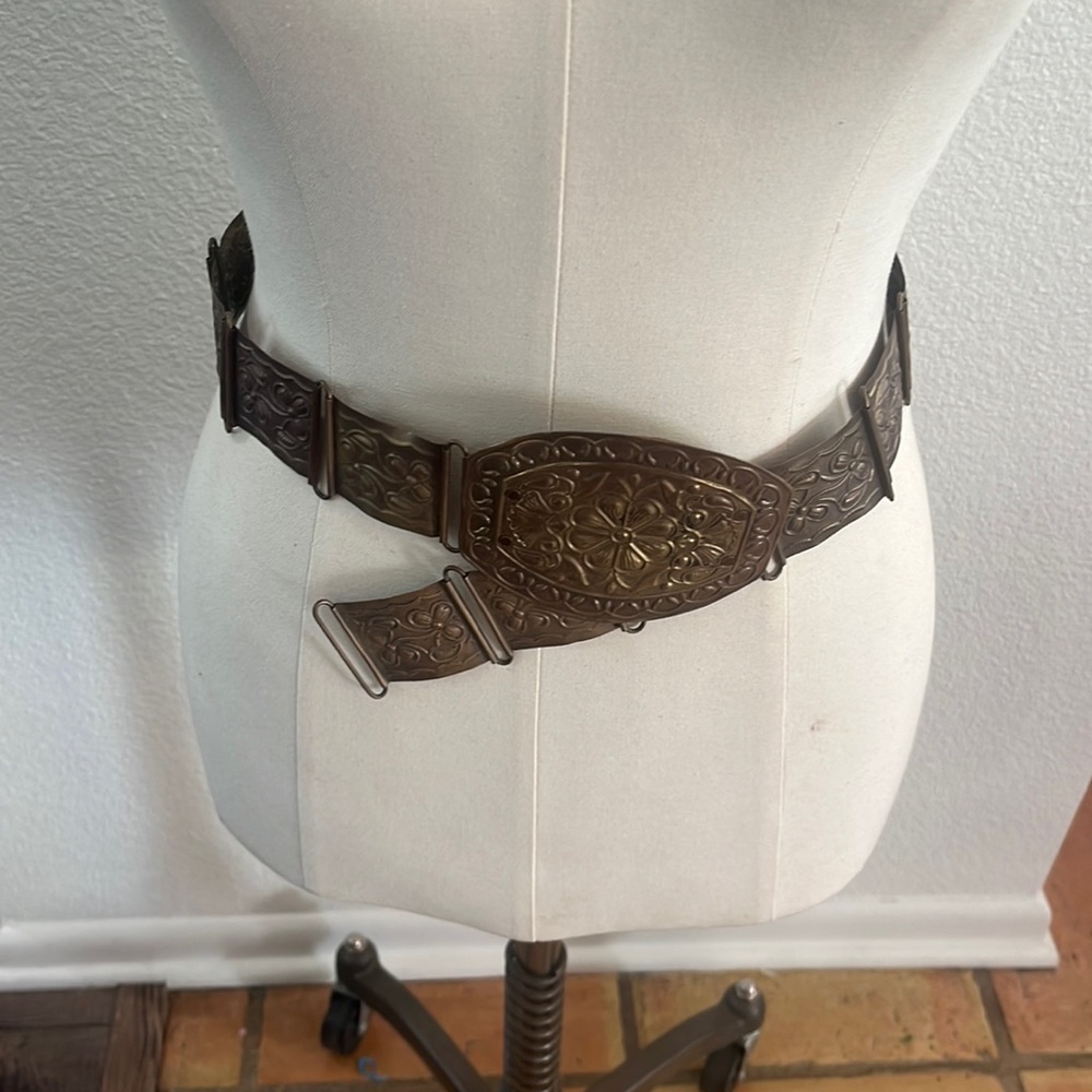 Solid Brass Concho Belt - image 1